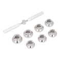 thumbnail image 1 of Watch Opener Fix 7 Dies Open Tools Steel Gear Back Cover Clock Repair Kit Aluminum Alloy for Watchmakers Repairers, 1 of 14