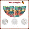 thumbnail image 4 of KLL Hawaii Palms Christmas Tree Skirt 48" ,Party Decorations Farmhouse for Christmas Decorations Holiday Party, 4 of 6