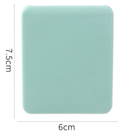 1pc Portable Folding Double Sided Makeup Mirror with Light Travel Pocket Compact Handheld Small Mirror Gift