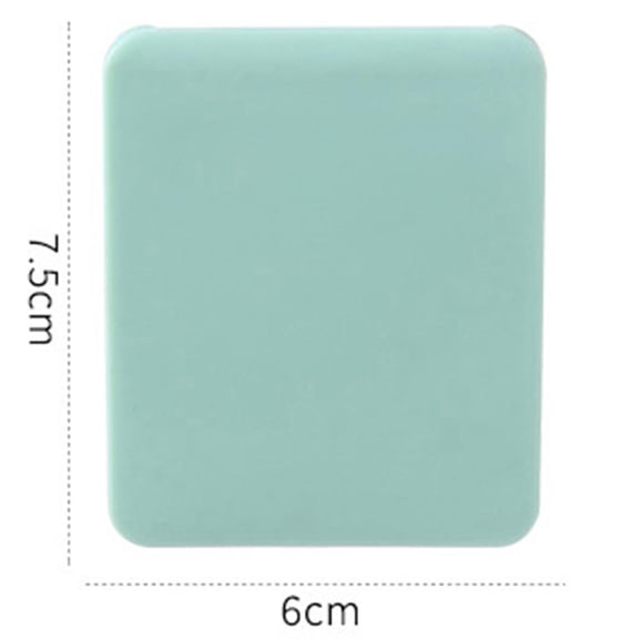 1pc Portable Folding Double Sided Makeup Mirror with Light Travel Pocket Compact Handheld Small Mirror Gift