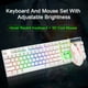 thumbnail image 4 of Washranp - Combo de teclado y ratón para juegos con cable de 1000 DPI, resistente al agua, 104 teclas, retroiluminación arcoíris, teclado mecánico suspendido, ratón brillante, accesorios de, 4 of 7