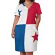 thumbnail image 2 of Vestido holgado con bolsillos y bandera de Panamá, trajes de verano para mujer 2025, vestidos de mujer, vestido de noche de verano para mujer 2025, 2 of 6