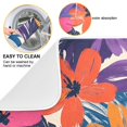 thumbnail image 3 of Yayeee Dish Drying Mat for Kitchen Counter Ultra Absorbent Easy Clean Pad 24x18", Colorful Painted Flowers Pattern, 3 of 7