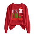 thumbnail image 3 of Christmas Sweatshirt for Men Women Long Sleeve Loose Casual Crewneck Pullover Sweatshirts for Couples, 3 of 5