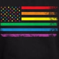 thumbnail image 3 of CafePress - Rainbow American Flag Hoodie - Pullover Hoodie, Classic, Comfortable Hooded Sweatshirt, 3 of 4
