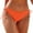 Orange, variant on Women's Fashion Board Shorts Spring Break Elasthane Low High Cut Beach Summer Soft Bathing Suit Fitted Black 10-12