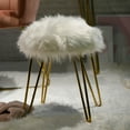 thumbnail image 7 of Duhome Elegant Lifestyle Mongolian Indoor Stool, White, 7 of 7