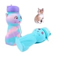 thumbnail image 3 of with carabiner 500ml Collapsible Water Bottle, Large bpa Free Travel Water Bottle Reusable Water Bottle-Purple, 3 of 5