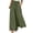 Dark Green, variant on Womens Cropped Pants High Waist Wide Leg Palazzo Capri Pants for Women Drawstring Weighted Linen Trousers for Women Lounge Pants for Women Summer Beach Vacation Clothes