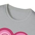 thumbnail image 4 of Love Heart, Gildan Unisex Softstyle T-Shirt, Retro Heart Graphic Tee, S-3XL, 4 of 6