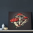 thumbnail image 3 of Lsque Red Mushrooms Print Wall Art – Decorative Picture for Living Room, Bedroom, and Office (Horizontal), 3 of 6