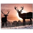 thumbnail image 1 of Deer Picture Ceramic Tile Mural Kitchen Backsplash Bathroom Shower, 404660-L54, 1 of 3