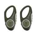 thumbnail image 1 of 2X Electronic Altimeter Carabiner Altimeter Handheld Thermometer Outdoor Fishing Weather Forecast Mode Meter Gadget,Black grey, 1 of 7