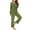 Army Green, variant on VBTAPA Womens Pajama Sets 2 Piece Striped Sleepwear Soft Comfy Loungewear Long Sleeve Button Tunic Tops and Wide Leg Pants Matching Pj Lounge Set Watermelon Red XXXL