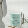 thumbnail image 4 of PALIFEUR Extra Large Bath Towels 57.08x33.46", Super Soft Highly Absorbent Bath Towels, Lighter Weight Towels Premium Quick-Drying Towels for Bathroom, Spa, Shower, Hotel, Green, 4 of 7