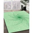 thumbnail image 3 of Ahgly Company Tapis d'Intérieur Lavable en Machine Carré Vert Menthe Transitionnel, 4 Pieds Carré, 3 of 7