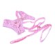 thumbnail image 4 of unbranded Arnés Para Perro Rosa Con Correa Y Pecho De Malla Ajustable Floral Para Mascotas, 4 of 8
