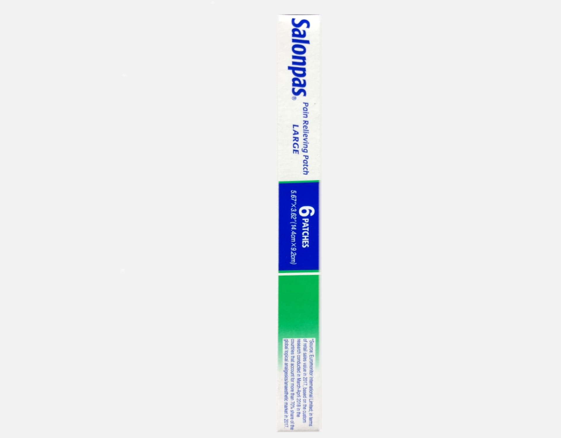 Salonpas Large Pain Relief Patch, 6 Count, Pack of 4