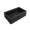 Metallic Black, variant on BOCCHI 1600-506-0120 Apron-Front 33" Single Granite Kitchen Sink Concrete Gray