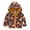 ZF-Brown, variant on Boy Clothes Toddler Boys Cartoon Prints Windbreaker Lightweight Hooded Outerwear Jacket Brown Size,18-24 Months