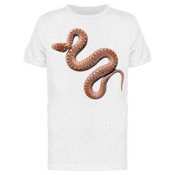 Common Viper Snake T-Shirt Men -Image by Shutterstock, Male 3X-Large