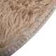 thumbnail image 2 of KDJ Round Fluffy Ultra Soft Area Rugs for Bedroom Plush Shaggy Carpet for Kids Room Bedside Nursery Mats, 1.9ft, Camel, 2 of 9