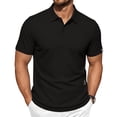 thumbnail image 7 of Dresfit Breeze Polo Shirts Men Cooling Quick Dry Shirts 2026 Summer Lapel Short Sleeve Athletic Golf Shirts Breathable Button Down Elastic Waist Polo Shirt 3XL, 7 of 7