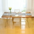 thumbnail image 3 of Yayeee Table Runner 70 inches Long Home Kitchen Dinning Party Decoration, Light Blue Shimmering Pattern, 3 of 7
