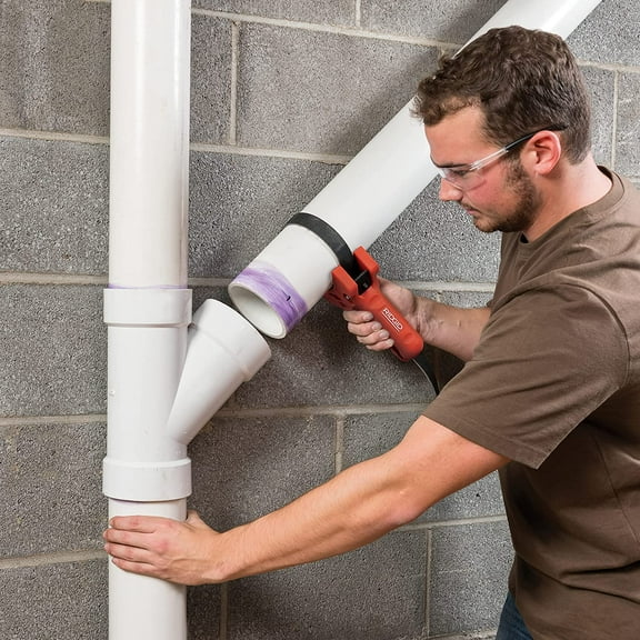 STRAPLOCK Pipe Handle " Strap Wrench, Red for Plastic Pipe