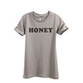 thumbnail image 1 of Thread Tank Honey Women's Fashion Relaxed Crewneck T-Shirt Tee Heather Tan Medium, 1 of 1