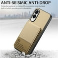 thumbnail image 2 of ELEHOLD Case for Samsung Galaxy S25 Edge, RFID Blocking Slim PU Leather Wallet Case with Card Holder & Kickstand,Khaki, 2 of 11