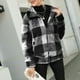 thumbnail image 1 of Chaqueta polar a cuadros, chaqueta polar para mujer, abrigo polar de doble cara con cremallera, chaqueta polar para mujer, confiabilidad excepcional, 1 of 6
