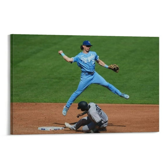 Bobby Witt Jr Canvas Poster Canvas Wall Art Poster Decorative Bedroom Modern Home Print Picture Artworks Posters 12x18inch(30x45cm)