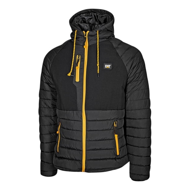 Chamarra Cat Jacket Negro Acolchada Rompevientos negro S