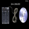 thumbnail image 1 of Guirnalda de luces LED de 2 m y 20 LED con forma de copo de nieve de Papá Noel para árbol de Navidad, decoración navideña para el hogar, regalo para niños, Año Nuevo, 1 of 5