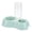 A, variant on Automatic Pet Feeder and Waterer 2 in 1 Bowl Set for Cats Dogs Indoor Use Durable Design Food Dispenser Drinker Dish