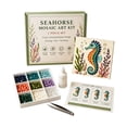 thumbnail image 2 of DIY Sea Glass Mosaic Art Kit, Sea Glass Art Kit for Adults Beginners, Ocean Animal Mosaic Craft with Colorful Pieces, Glue, Tweezers and Guide, Relaxing Handmade Decor Gift, 2 of 7