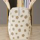 thumbnail image 5 of Bolsa de almacenamiento resistente con asas reforzadas, ropa y organizador de colchas sobredimensionadas, doble cremallera engrosada para mudar y empaquetar, impermeable, 80x50x25cm, 5 of 8