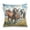 Multicolored, variant on Horses Running Throw Pillow Covers Couch Pillowcases Decor for Bed Sofa 18" x 18"