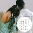 thumbnail image 2 of 1 Set Of Hair Charms For Braids Dreadlock Accessories Braid Jewelry Hair Jewels For Braids Braiding Hair Pendants Braid Jewelry For Women Hair Rings For Dreadlock, 2 of 8