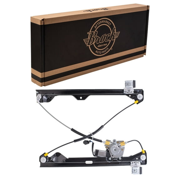 Brock Window Regulator w/ Motor for 2007-2013 Silverado 1500 Crew Cab Rear Left 20945140