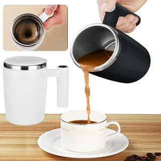 FOXNSK Self Stirring Mug, Electric Mixing Cup Magnetic Stirring
