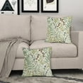 thumbnail image 3 of Botanical Print Pillow Covers 16x16 Set of 2 Vintage Floral Spring Sage Green Flower Plant Decorative Throw Pillow Cases Outdoor Farmhouse Decor for Sofa Couch Bed, 3 of 6
