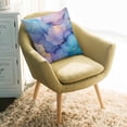 thumbnail image 2 of Throw Pillow Covers 24x24 Inch, Blue Purple Pink Decorative Pillow Cases for Couch Sofa Bed, Luxury Marble Modern Abstract Art Cotton Linen Square Home Decor Pillowcases with Hidden Zipper, 2 of 7