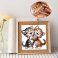 thumbnail image 6 of Diamond Painting Kit Happy Cat Special Shape Creative Diamond Art For Home Decor and Gifts 6.69 x 6.69 in, 6 of 7