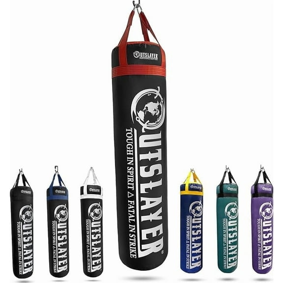Filled Punching Bag 100 lbs Heavy Bag | Kicking & Boxing Bag for Boxing, Taekwondo, Kickboxing, Martial Arts MMA Heavy Bag Training Practice | Made in USA