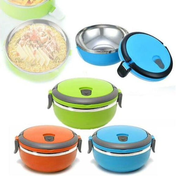 Hot Food Flask Stainless Steel Lunch Box Thermos Vacuum Insulated Trave Portable