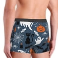 thumbnail image 4 of Rateoe Halloween Mens Boxer Briefs Poly Spandex Performance Boxer Briefs Underwear Hem Boxer Briefs - X-Large, 4 of 8