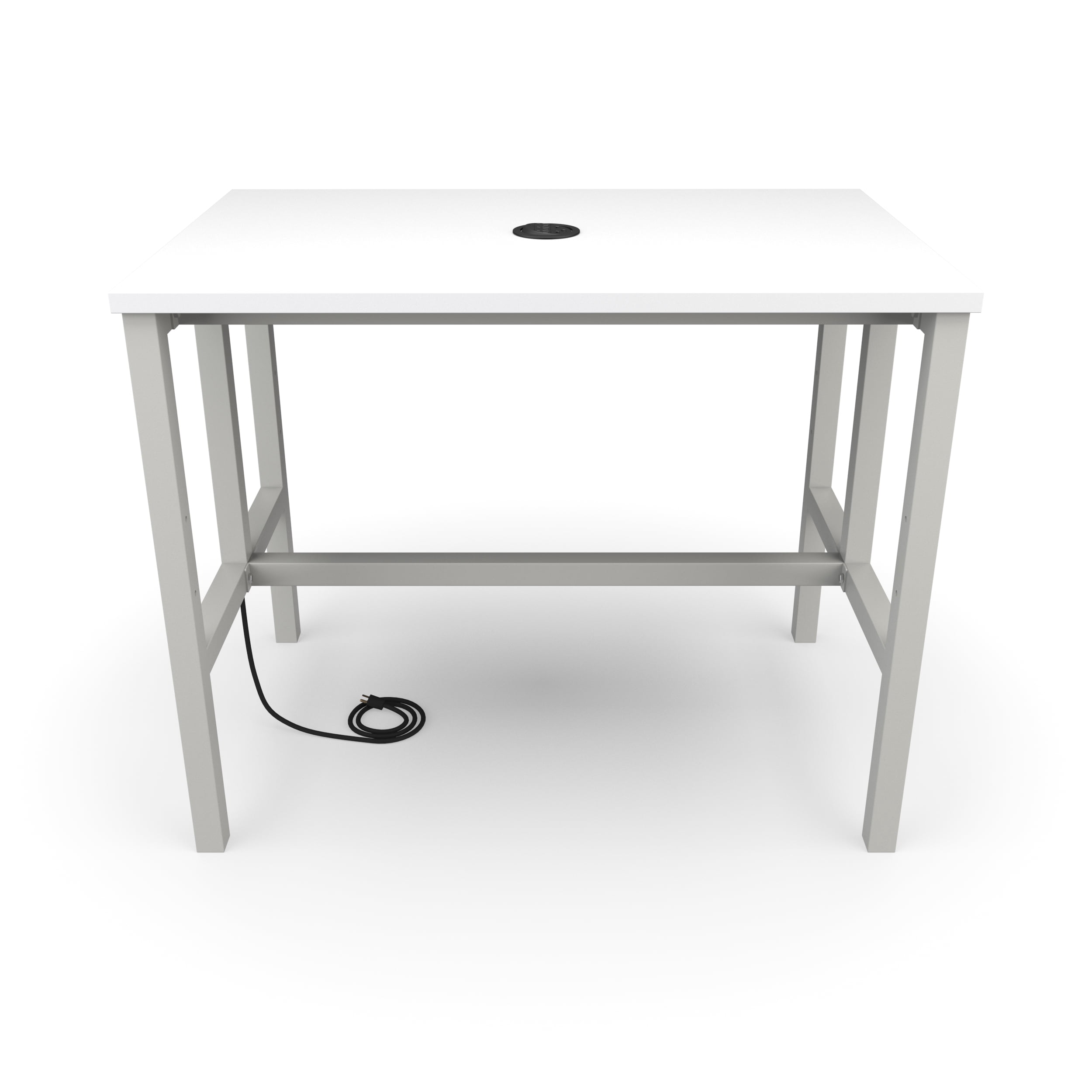 OFM Endure Series Model 9004-T 48" Standing Height Table, White Dry-Erase Top with Gray Frame