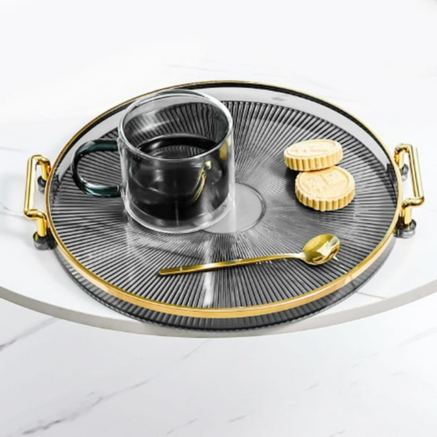 Bandeja de servicio Macarena bandeja decorativa para joyas gris